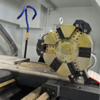 Tour CNC CK6150 robuste, 2 axes, haute précision, diamètre de tournage 500 mm, horizontal, pour le tournage des métaux, certifié CE ISO9001