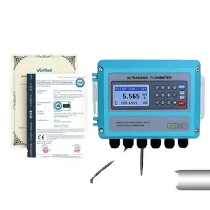 Ultrasonic Module Flow Meter 4-20mA RS485 Output Sewage Alcohol Ultrasonic Flowmeter