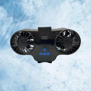 พัดลมพกพาแบบแขวนเอวขนาด 8000mAh สำหรับฤดูร้อน พร้อมลำโพงบลูทูธ พัดลมไฟฟ้าแบบสวมใส่ได้ เครื่องปรับอากาศแบบมือถือ ชาร์จผ่าน USB - Product Image 6