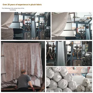 Vải lông thỏ lớn, dày dặn, có sẵn, chất liệu polyester, dùng làm đồ chơi, quần áo, gối, nhung mềm mại cho bé trai - Product Image 3