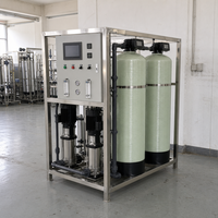 Système adoucisseur d'eau à double réservoir en résine pour cuve sous pression en PRV (fibre de verre), 1000 L/heure, garantie 1 an pour le traitement de l'eau commercial