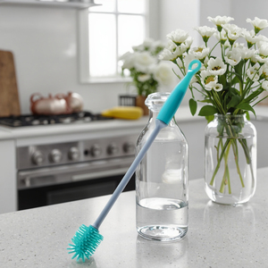 Masthome Heat Resistance Soft TPR Series <strong>Bottle</strong> <strong>Brush</strong> Cup Silicone Baby <strong>Bottle</strong> <strong>Brush</strong> - Product Image 4