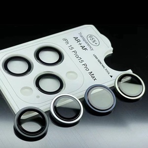 Pellicola Protettiva in <span class=keywords><strong>Vetro</strong></span> Anti-Riflesso AR con Anello Metallico per Obiettivo Fotocamera Posteriore <span class=keywords><strong>iPhone</strong></span> 17 16 15 14 <span class=keywords><strong>12</strong></span> 11 <span class=keywords><strong>Pro</strong></span> <span class=keywords><strong>Max</strong></span>, Anti-Esplosione - Product Image 2