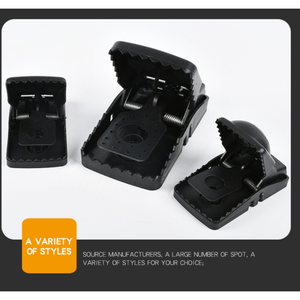 Piège à rat en plastique réutilisable pour lutter contre les rongeurs, tueur de <span class=keywords><strong>souris</strong></span> noir - Product Image 6