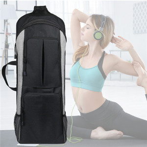 Bolsa de yoga de gran capacidad, 20-35L, impermeable, de poliéster, para deportes al aire libre, mochila de viaje para hombres y mujeres, género neutro, negro, gris - Product Image 1