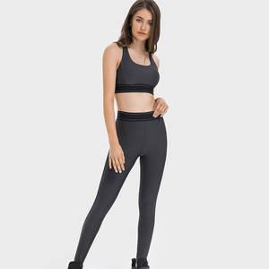CIYING Ensemble <span class=keywords><strong>de</strong></span> <span class=keywords><strong>sport</strong></span> 2 pièces pour femme avec bordure contrastante, <span class=keywords><strong>Legging</strong></span> push-up et Brassière <span class=keywords><strong>de</strong></span> <span class=keywords><strong>sport</strong></span>, Tenue <span class=keywords><strong>de</strong></span> yoga - Product Image 5
