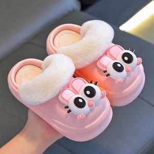 Pantuflas de Conejo de Algodón de Alta Calidad para Invierno, Diseño de Plataforma Antideslizante, Suaves, Cómodas y Ligeras para Bebés y Niños - Product Image 2