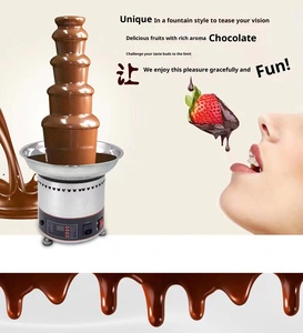 Fontaines à <span class=keywords><strong>chocolat</strong></span> en acier inoxydable avec logo personnalisé, <span class=keywords><strong>machine</strong></span> <span class=keywords><strong>professionnelle</strong></span> pour <span class=keywords><strong>fondue</strong></span> au <span class=keywords><strong>chocolat</strong></span>, pour les fêtes - Product Image 1
