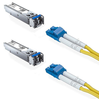 Module émetteur-récepteur optique 10G SFP Plus BIDI Simplex LC SMF WDM 1270nm/1330nm avec fonction DDM, fibre unique, POE/GSM/GPRS