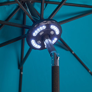 Günstige Moderne LED Wiederaufladbare Batterie-Sonnenschirm-Campingbeleuchtung Garten-Terrassen-Schirm Tragbare Lampen für Hotel- und Parknutzung - Product Image 3