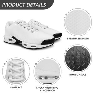 Chaussures de sport personnalisées avec logo de designer pour hommes, respirantes, en cuir, avec coussin d'air, pour le basketball, la course, le tennis, style Dallas Cowboys - Product Image 5