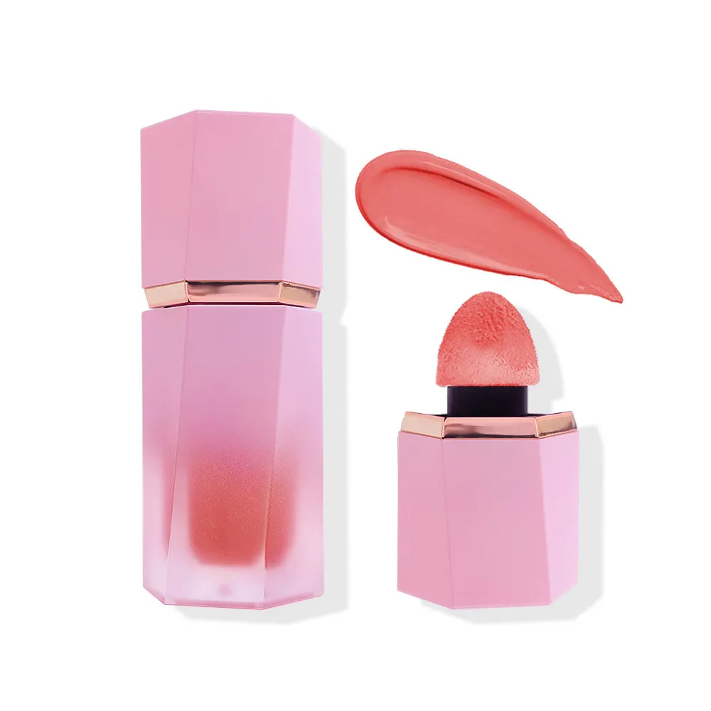 Langdurige Make-Up Crème Blush Private Label Liquid Blush Natuurlijk Origineel Aangepast Logo 8 Kleur Reisformaat Face Prime 7G