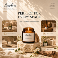 Bougie parfumée minimaliste, bougie décorative esthétique pour étagère, table basse, décoration de la maison, cadeau
