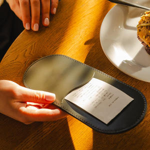 Pochette à <span class=keywords><strong>couverts</strong></span> en cuir PU café Bar Restaurant organisateur de <span class=keywords><strong>couverts</strong></span> organisateur d'ustensiles cuillère fourchette porte-couteau décor de Table de fête - Product Image 2