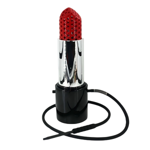 Hochwertiges Maßgefertigtes Luxus-Glas-Shisha-Set Roter Lippenstift Roségold-Shisha Großhandel Neue Anpassung <span class=keywords><strong>High</strong></span>-Tech-Lackierung - Product Image 2