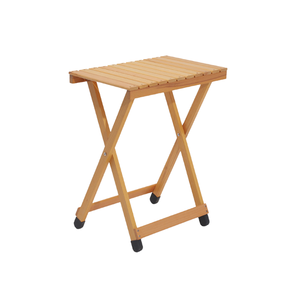 WOQI elegante legno <span class=keywords><strong>da</strong></span> esterno tavolino portatile per Patio bistrot spiaggia campeggio picnic cucina Design pieghevole - Product Image 1