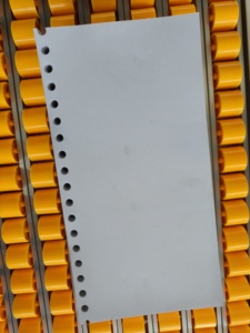 Máy đục lỗ giấy tự động, đóng gáy lò xo, dùng cho sổ tay, chất liệu bìa cứng màu xám - Product Image 6