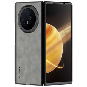 Étui de téléphone de luxe pour <span class=keywords><strong>homme</strong></span> <span class=keywords><strong>d</strong></span>'affaires pour Honor Magic V5 / V3 Vs3 V2 V2 RSR / V V Flip en cuir de mouton, protection intégrale de l'objectif, coque arrière - Product Image 5