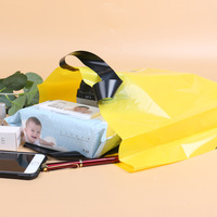 Machine de fabrication de cadeaux de luxe réutilisable, sacs à provisions imprimés en plastique Polyester personnalisé isolé avec Logos.