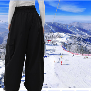 Pantalones de Esquí Holgados Unisex de Alta Calidad, Diseño Impermeable de Tres Capas, Cálidos y Cómodos, 100% Poliéster, Personalizados por el Fabricante - Product Image 2