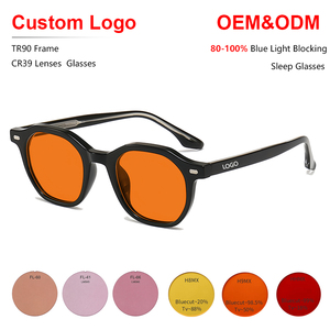 Nuevas Gafas TR90 Retro de Acetato con Bloqueo de Luz Azul, Monturas de Diseño para Lectura, Lentes para Mujer y Hombre 2026 - Product Image 1