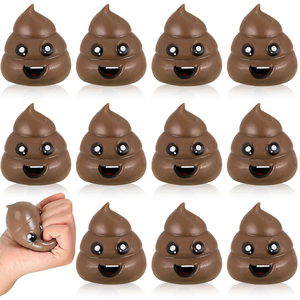Pelotas Antiestrés de Caca Huecas de 2.4 Pulgadas, Juguetes Blandos de Caca para Apretar, Juguetes Sensoriales para Niños y Adolescentes - Product Image 2