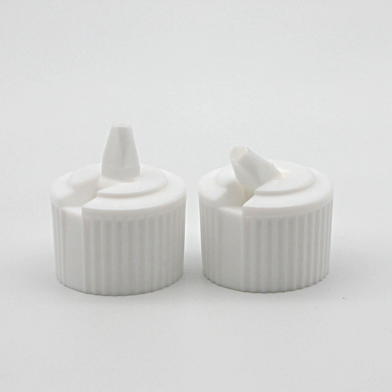 20/410, 24/410, 24mm de plástico blanco de torreta de blanco de Plástico LDPE flip top pico tapas