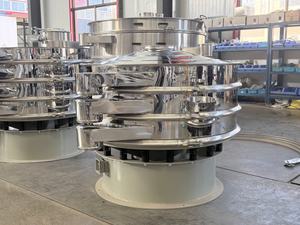 شاشة اهتزازية دائرية للصناعات الغذائية والكيميائية، معدات فصل دقيقة للمساحيق من الفولاذ المقاوم للصدأ - Product Image 2