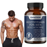 Comprimés Complexe Santé Masculine OEM/ODM – Multivitamines et Minéraux pour Vitalité Quotidienne, Soutien aux Performances, Supplément Nutritionnel Sportif