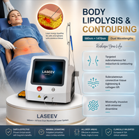 Laser diode à fibre portable 1470nm+980nm pour liposuccion chirurgicale, amincissement corporel, équipement médical de liposuccion laser