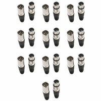 Câble de microphone XLR étanche IP67 pour scène extérieure, 3 broches mâle-femelle, câble audio MIC 10 pieds (3 m), contact en cuivre, boîtier PC
