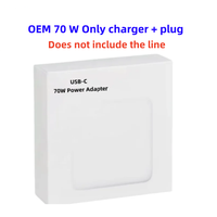 Chargeur rapide portable 70W Type C compatible avec MacBook et ordinateurs portables USB C vers C, prix usine entrepôt, prise en charge des designs OEM