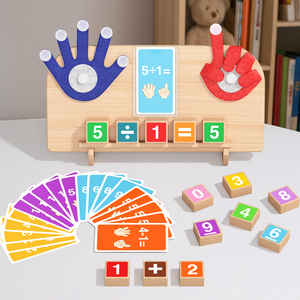 Giochi Educativi Montessori Personalizzati per l'Apprendimento della <span class=keywords><strong>Matematica</strong></span>, Puzzle di Conteggio Numerico, Ausili Didattici per Bambini in Età Prescolare - Product Image 6