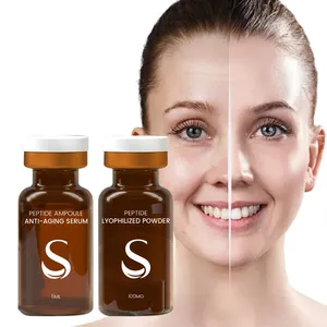 Oem Collageen Stamcel Gevriesdroogd Poeder Vitamine C Huidverzorging Hydraterende Anti-Aging Peptide Mesotherapie Ampul Serum