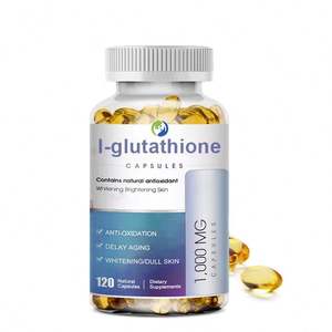 Suplemento Blanqueador de Piel, Píldoras Antienvejecimiento con L-glutatión, Cápsulas de Colágeno y L-glutatión en Gel Suave - Product Image 1