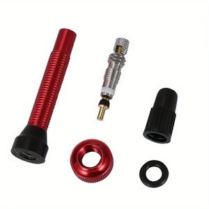 Paires de valves Presta <span class=keywords><strong>tubeless</strong></span> professionnelles et durables avec outil de retrait du noyau <span class=keywords><strong>pour</strong></span> montage sur jantes de vélos de route et <span class=keywords><strong>VTT</strong></span> - Product Image 4