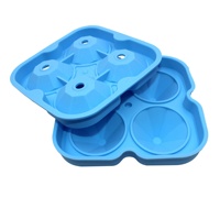 Glaçons en silicone réutilisables de haute qualité, qualité alimentaire, forme de diamant noir, antiadhésifs, pour bar et fêtes