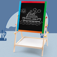 Nouveau design 2 en 1, bloc-notes d'art classique en bois de haute qualité, vente directe d'usine, bloc-notes d'art pour enfants, jouets