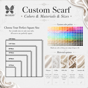 South Korea Satin Square Scarf for Women 70cm New Small Geometric <strong>Pattern</strong> Logo Decorative Small <strong>Shawl</strong> Many in Wholesale - Product Image 4