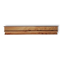 Supports de Mahjong en Acrylique Effet Bois Nervuré avec Poussoir – Accessoire de Jeu de Mahjong Personnalisé pour Clubs et Jeux en Famille