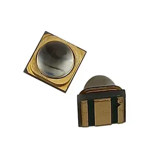 Высококачественный Ультрафиолетовый светодиодный чип 5 Вт 120 градусов UVA 370 нм светодиодный чип кварцевый объектив чип для УФ-отверждения