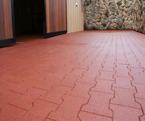 Chất lượng cao 200mm * 160mm Con Chó Xương cao su gạch không độc hại đầy màu sắc Ngựa ổn định Con Chó Xương cao su gạch lát - Product Image 5