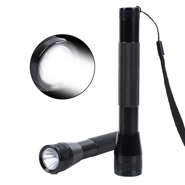Waterproof Professional Tactical Ultra-Bright Flashlight with AAA Battery Long-Range for Workshop Outdoor Work