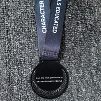 Chine Fournisseurs Pas Cher Conception Libre Votre Propre Sport Dye Noir Plaqué Spinning Médaille Médailles Personnalisées Et Trophées Médailles De Tournoi