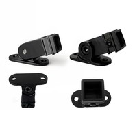 Support de main courante à angle réglable noir mat multi-rotations pour tout type de rampe d'escalier