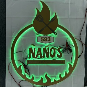 Letrero Luminoso LED de <span class=keywords><strong>Diseño</strong></span> Gratuito para Negocios, Letrero Personalizado con Logotipo de Marca para Publicidad Exterior - Product Image 4