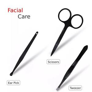 7 pz/<span class=keywords><strong>set</strong></span> di bellezza per la casa strumenti per la cura personale da uomo Black De <span class=keywords><strong>Pedicure</strong></span> <span class=keywords><strong>E</strong></span> Kit <span class=keywords><strong>Manicure</strong></span> <span class=keywords><strong>Set</strong></span> tagliaunghie per gli uomini - Product Image 2