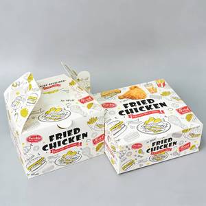 ECO friendly Fried Chicken <strong>Burger</strong> With Container French for Custom Fries Take away Custom Logo to Go Fast Food Packaging <strong>Boxes</strong> - Product Image 3