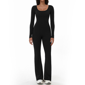 Cross-Border Cloud Sense Peach Hip-Lifting Body de yoga à manches longues Combinaison de sport de fitness à haute intensité pour femmes Modèle - Product Image 4