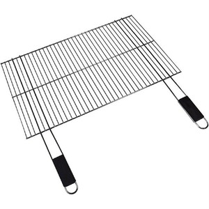 Grille de cuisson multifonctionnelle en acier inoxydable <span class=keywords><strong>pour</strong></span> barbecue Motif rond Accessoire au charbon de bois Support de cheminée <span class=keywords><strong>pour</strong></span> feu de camp - Product Image 1